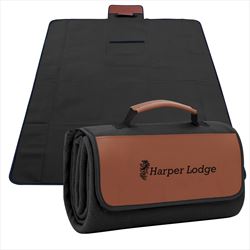 Black with Brown Flap Silk-Screen Example